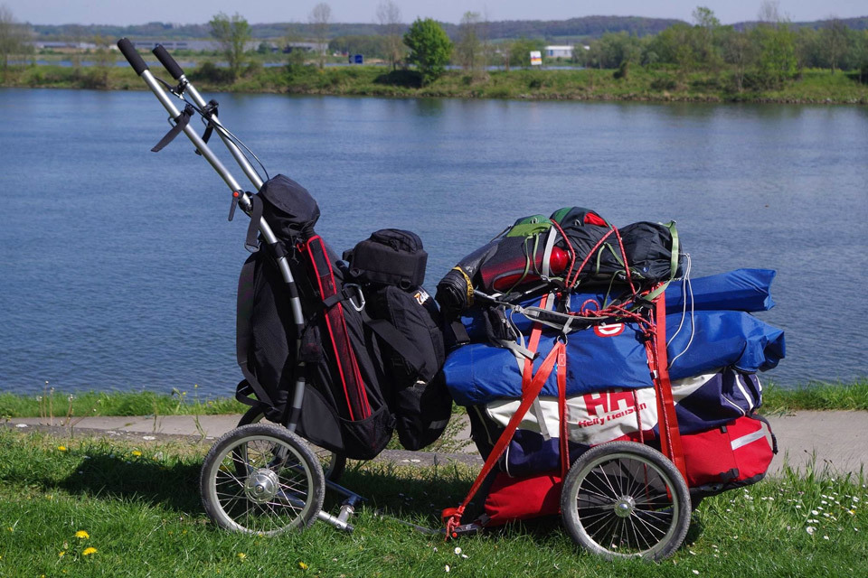 Vliegen met een fietskar-image