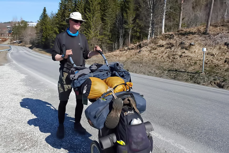 Across Europe With His Roadturtle
